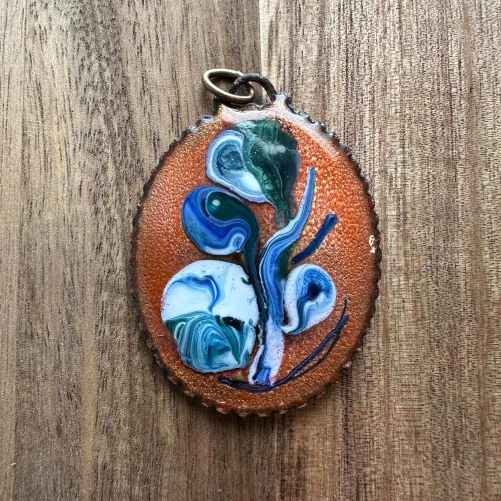 Handcrafted Enamel Pendant